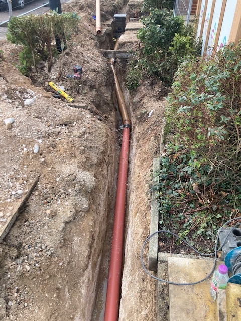 Relining a blocked drain Birchington